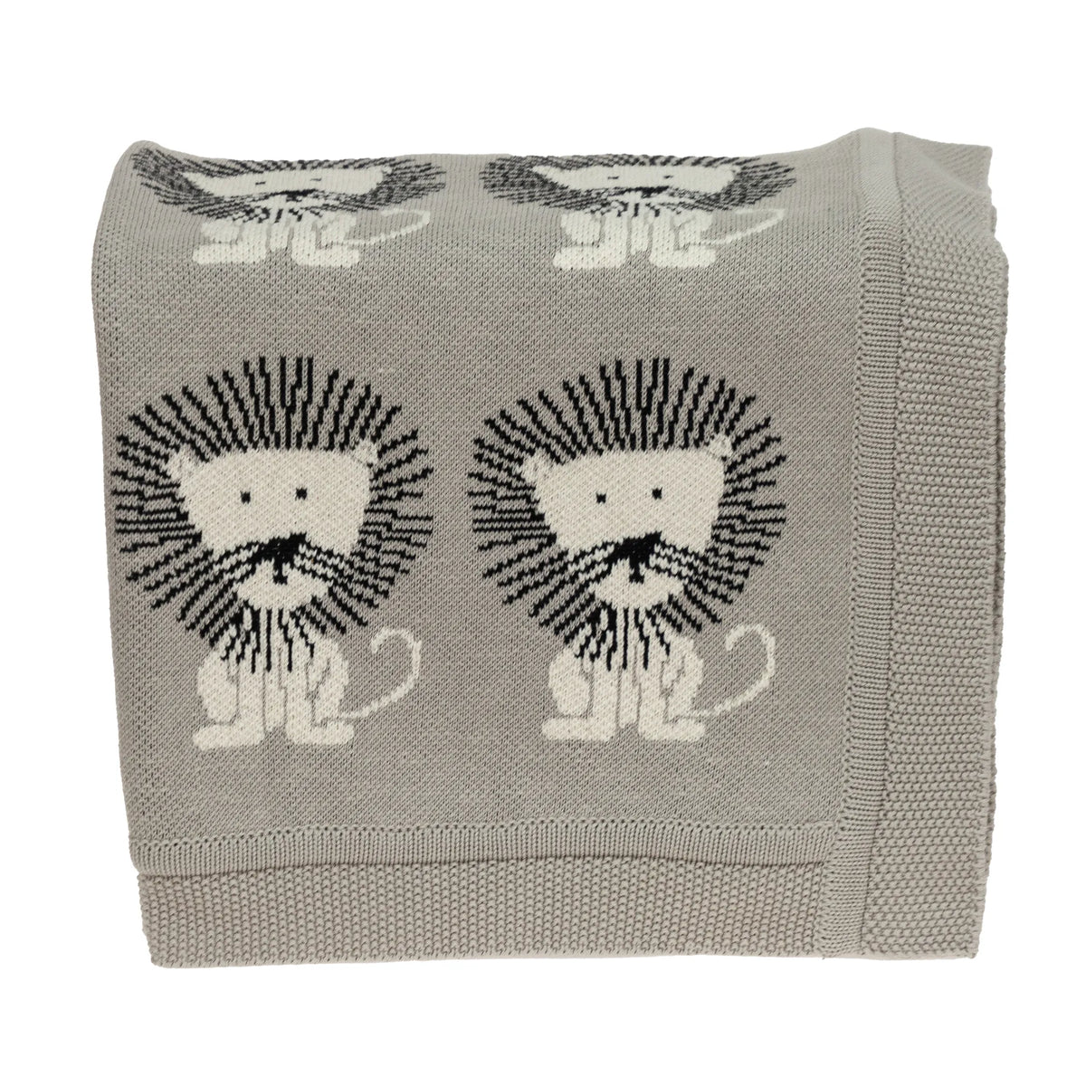 Parkland Collection Lion King Transitional Light KNITTED 32" X 40" Baby Blanket