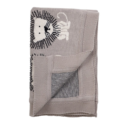 Parkland Collection Lion King Transitional Light KNITTED 32" X 40" Baby Blanket