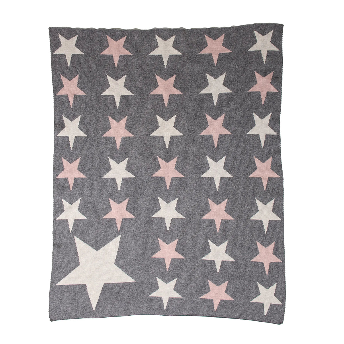 Parkland Collection Twinkle Stars Transitional KNITTED 32" X 40" Baby Blanket