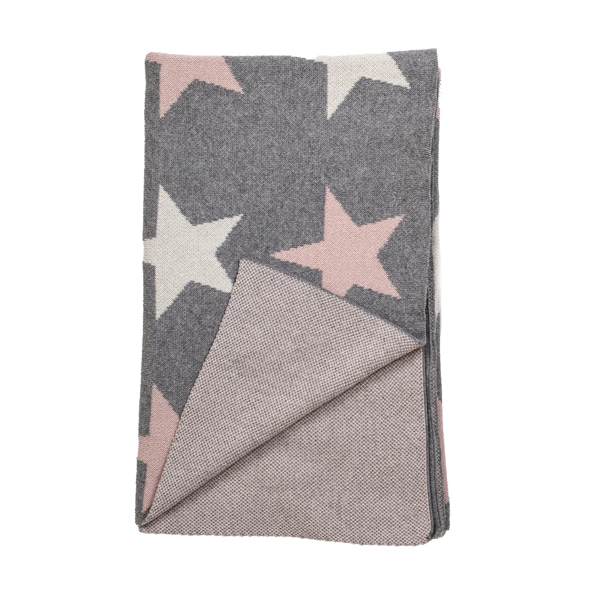 Parkland Collection Twinkle Stars Transitional KNITTED 32" X 40" Baby Blanket