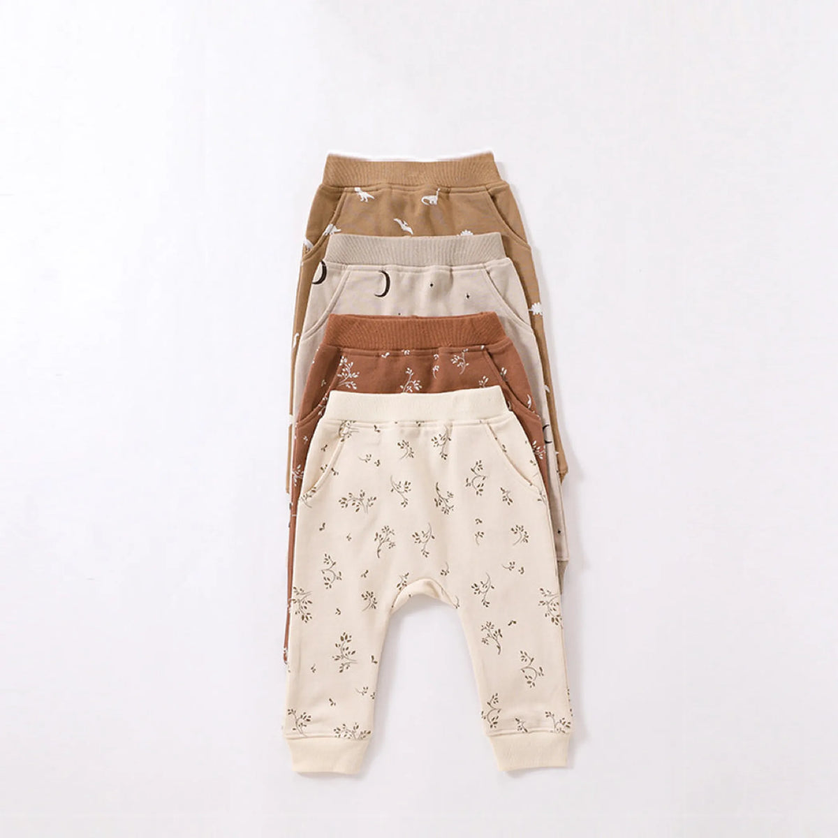 Baby Western Print Pattern Long Sleeve Casual Hoodie Sets Home Clothes