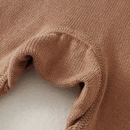 Solid Color Knitted Quality Soft Romper