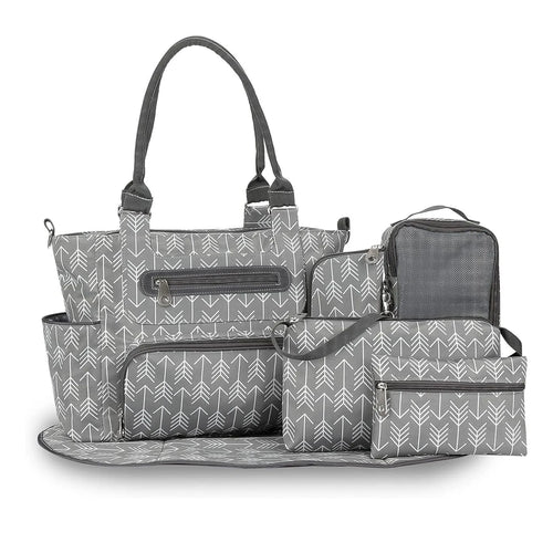8Pcs Baby Nappy Diaper Bags Set