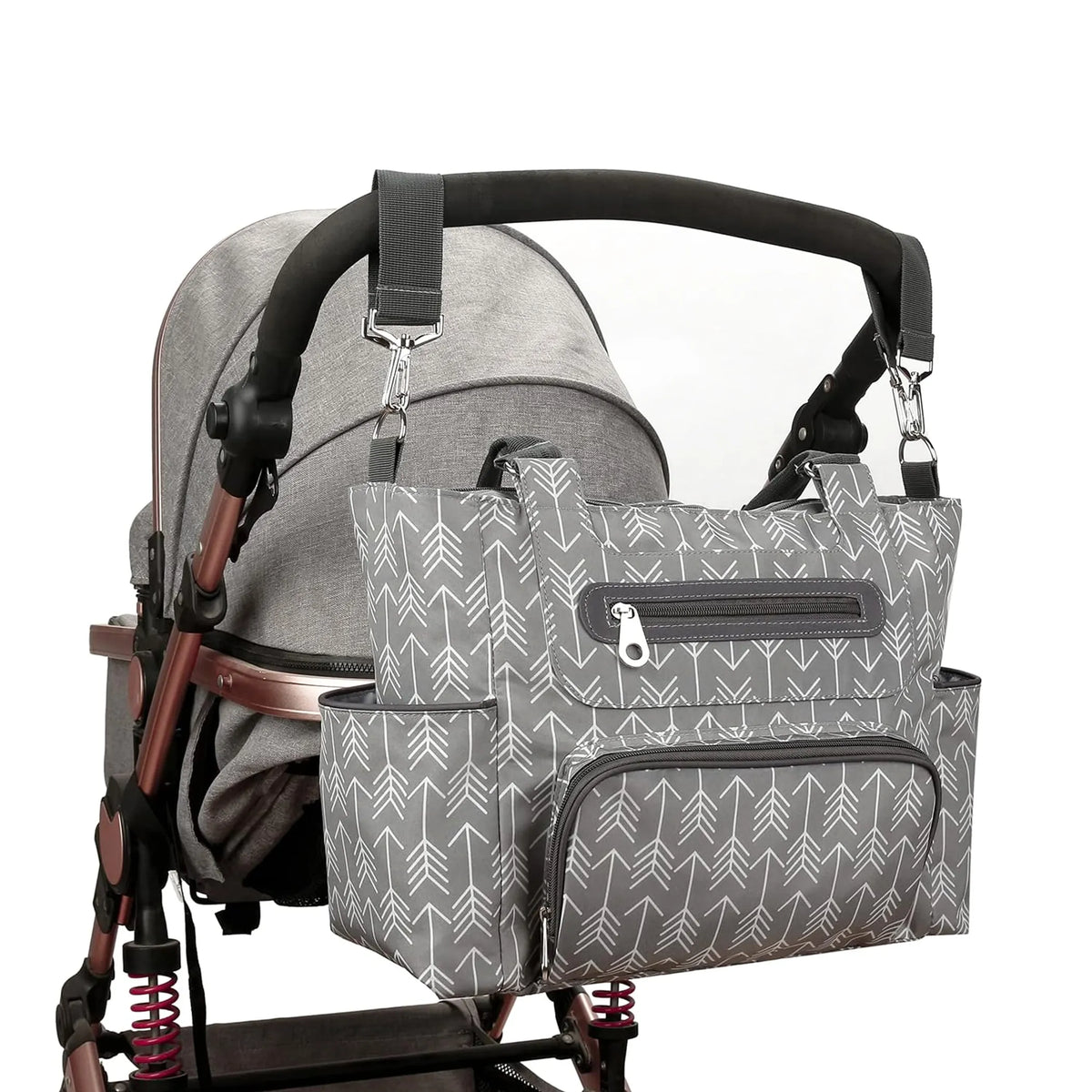 8Pcs Baby Nappy Diaper Bags Set