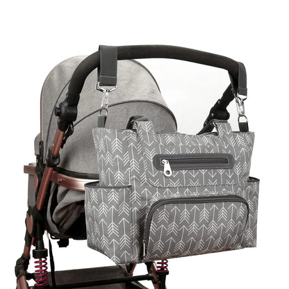 8Pcs Baby Nappy Diaper Bags Set
