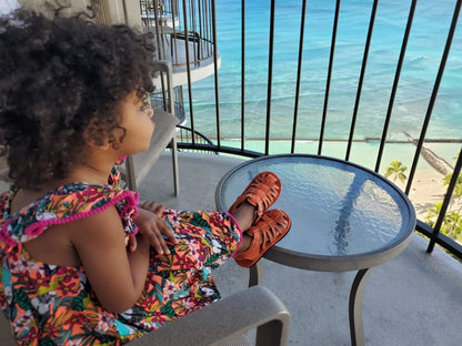 Ozznek Kids Closed-Toe Sandal - Flexible Sole | Vintage
