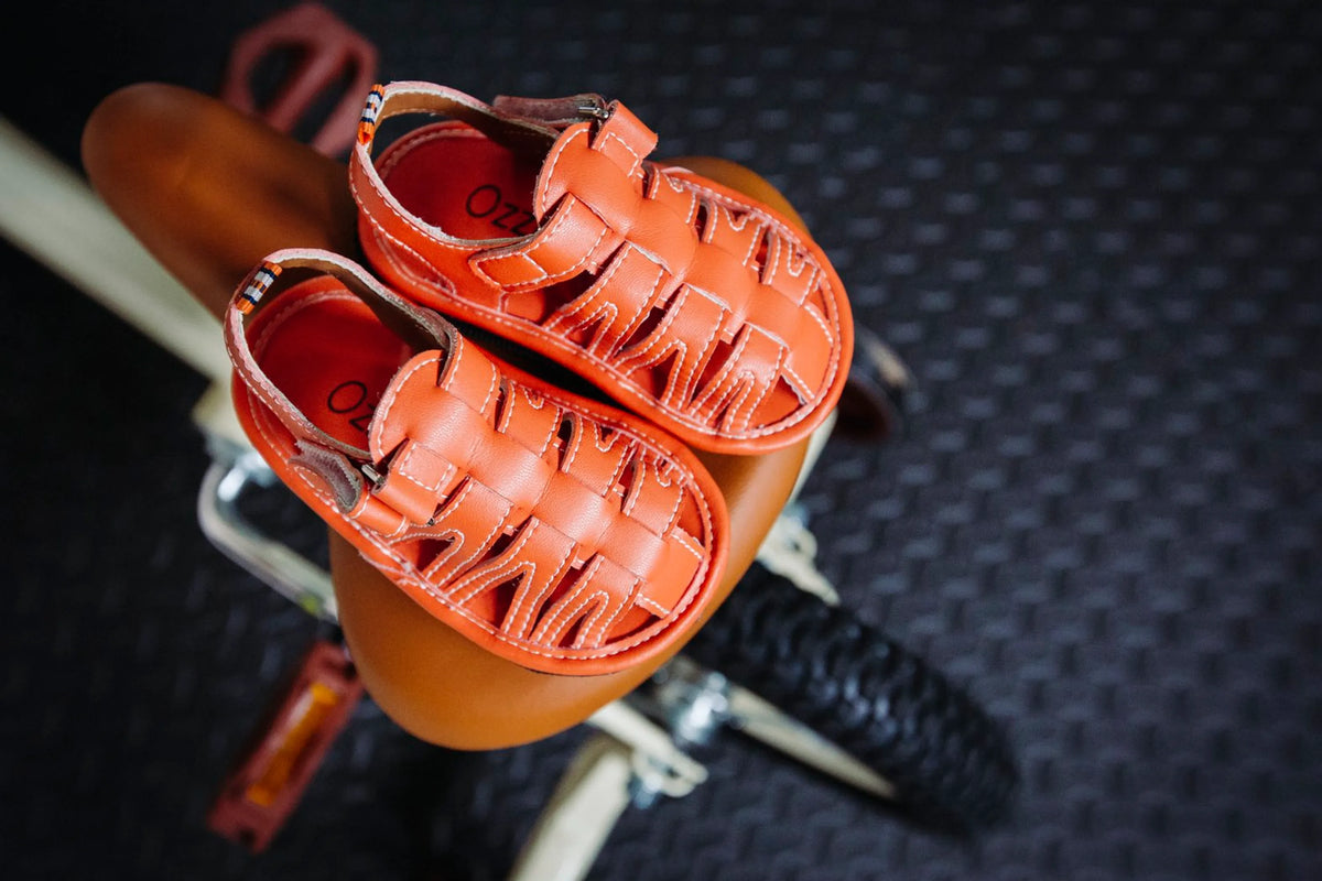 Ozznek Kids Closed-Toe Sandal - Flexible Sole | Vintage